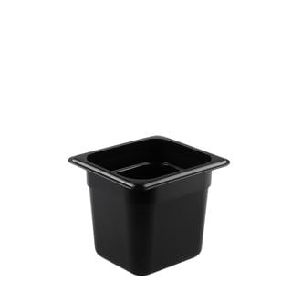 Kantin Polypropylen Svart GN 1/6x150mm