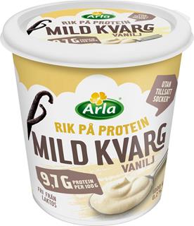 Laktosfri Mild kvarg vanilj 0,2%