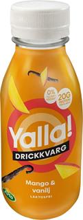Yalla Drickkvarg Mango Vanilj 0,1% Laktosfri