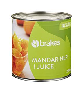 Mandarinklyftor i Juice
