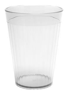 Glas räfflat plast PET 20 cl