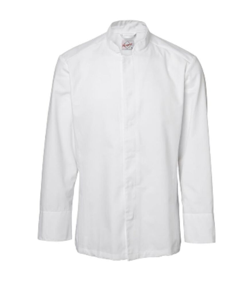 Kockskjorta 1057 vit lång ärm C54